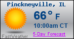 Weather Forecast for Pinckneyville, IL