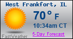 Weather Forecast for West Frankfort, IL