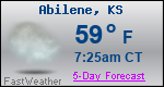 Weather Forecast for Abilene, KS