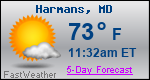 Weather Forecast for Harmans, MD