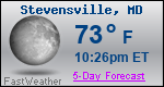 Weather Forecast for Stevensville, MD