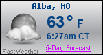 Weather Forecast for Alba, MO