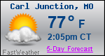Weather Forecast for Carl Junction, MO