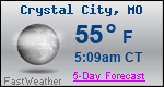 Weather Forecast for Crystal City, MO