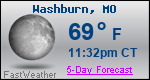 Weather Forecast for Washburn, MO
