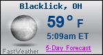 Weather Forecast for Blacklick, OH