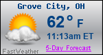 Weather Forecast for Grove City, OH