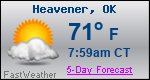 Weather Forecast for Heavener, OK