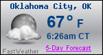 Weather Forecast for Oklahoma City, OK