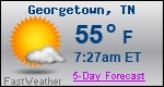 Weather Forecast for Georgetown, TN