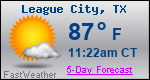 Weather Forecast for League City, TX