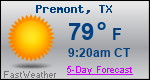 Weather Forecast for Premont, TX