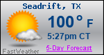 Weather Forecast for Seadrift, TX