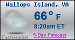 Weather Forecast for Wallops Island, VA