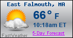 Weather Forecast for East Falmouth, MA