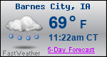 Weather Forecast for Barnes City, IA