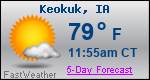 Weather Forecast for Keokuk, IA