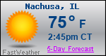 Weather Forecast for Nachusa, IL