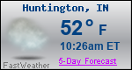 Weather Forecast for Huntington, IN