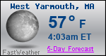 Weather Forecast for West Yarmouth, MA