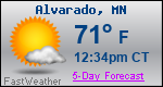 Weather Forecast for Alvarado, MN