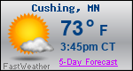 Weather Forecast for Cushing, MN