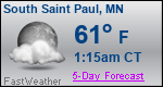Weather Forecast for South Saint Paul, MN
