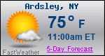 Weather Forecast for Ardsley, NY