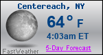 Weather Forecast for Centereach, NY