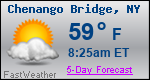 Weather Forecast for Chenango Bridge, NY