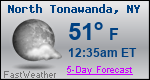 Weather Forecast for North Tonawanda, NY