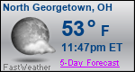 Weather Forecast for North Georgetown, OH