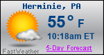 Weather Forecast for Herminie, PA