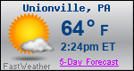 Weather Forecast for Unionville, PA