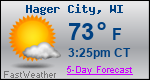 Weather Forecast for Hager City, WI