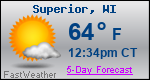 Weather Forecast for Superior, WI