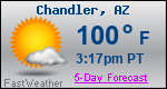Weather Forecast for Chandler, AZ