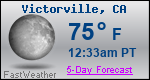 Weather Forecast for Victorville, CA