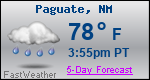 Weather Forecast for Paguate, NM