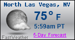 Weather Forecast for North Las Vegas, NV