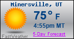 Weather Forecast for Minersville, UT