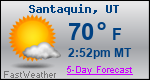 Weather Forecast for Santaquin, UT