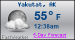 Weather Forecast for Yakutat, AK