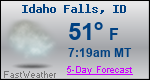 Weather Forecast for Idaho Falls, ID