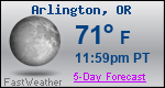 Weather Forecast for Arlington, OR