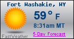 Weather Forecast for Fort Washakie, WY