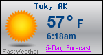 Weather Forecast for Tok, AK