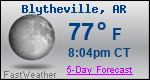 Weather Forecast for Blytheville, AR