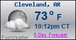 Weather Forecast for Cleveland, AR
