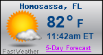 Weather Forecast for Homosassa, FL